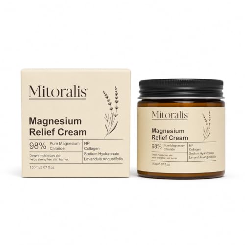 Mitoralis Lavender Magnesium Body Cream with Collagen & Hyaluronic
