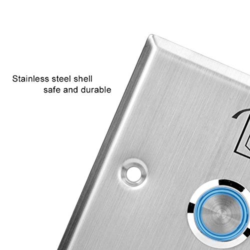 Sonew Door Release Button, Door Access Control System Exit Button Door Push Open Release Switch With Indicator Light for Office Store - Image 3