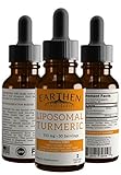 100% Organic Pure Turmeric Curcumin Liquid Drops | Liposomal Turmeric | Highest Potency | Made in USA (4 oz)