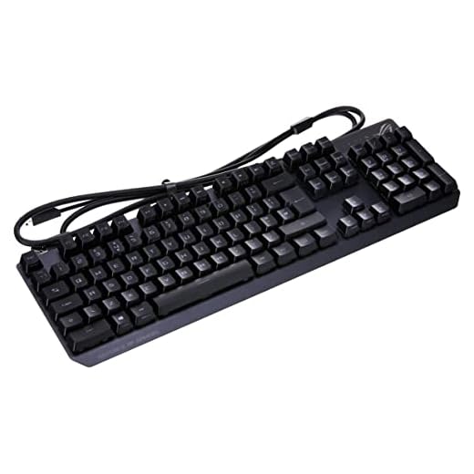 ASUS ROG Strix Scope RX optiskt RGB speltangentbord för FPS-spelare, med ROG RX optiska mekaniska brytare, allround Aura Sync RGB-belysning, IP56 vatten- och dammbeständighet, USB 2.0 genomströmning