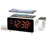 radio reloj despertador digital el corte ingles PANTALLA GRANDE Y CONTROL DE ATENUACIÓN Y LUZ NOCTURNA: pantalla transparente LED naranja de 1,4 pulgadas con formato de 12/24 horas; Brillo de atenuación de 3 niveles y atenuación automática; La luz nocturna naranja de 2 niveles decora perfectamente tu habitación, pasillo, escritorio de oficina.