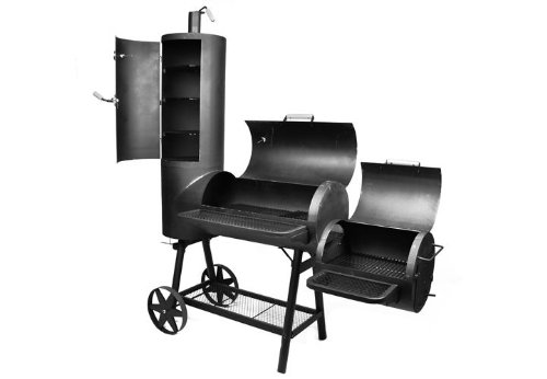 Preisvergleich Produktbild Nexos BBQ Grill Smoker + Räucherofen Gartengrill Holzkohle Rost