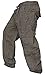 Shopoholic Fashion Mens Plain Hemp Hippie Combat Trousers(L,Dark Grey)