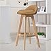 SH-Chairs Drewniany stołek barowy / drewniany stołek kuchenny / wygodny wysoki podnóżek/krzesło w stylu retro / taboret barowy