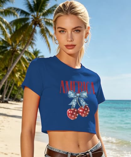 Image of 4th of July Floral American Flag Tank Top for Women Patriotic Sleeveless Apparel