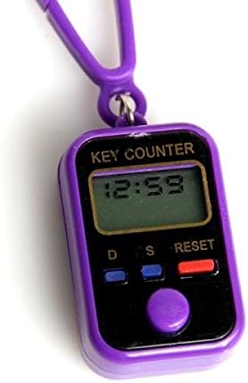 JIXIN Finger Counter - 5 Pcs Key Counter-led Light Tool kit LCD Rosary Muslim- Electronic Digital Handheld Tally Counter musabah hatim tasbih for Muslim
