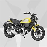ducati scrambler cafe racer Modellpräsentation: Zur Ausstellung oder Dekoration. Mit seiner exquisiten Verarbeitung, den glatten Linien und der simulierten Form wird es zu einem dekorativen Highlight für Zuhause, Büro oder Geschäft und zeigt die Liebe des Besitzers zur Motorradkultur oder seinen persönlichen Geschmack.