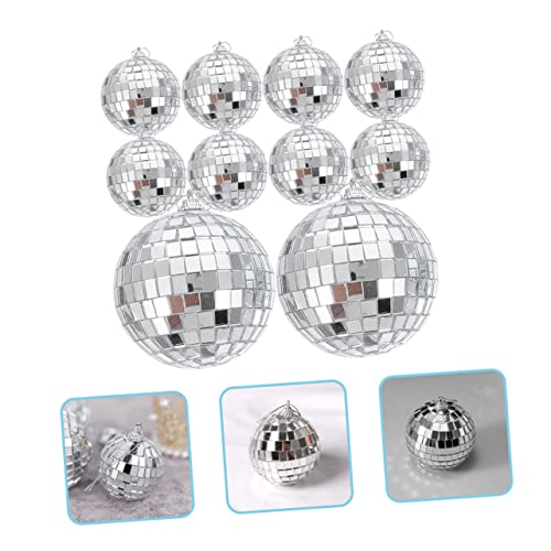 FAVOMOTO 120 Pçs Espelho Bola Reflexiva Decorações De Vidro Decorações De Casamento Adornos Para De