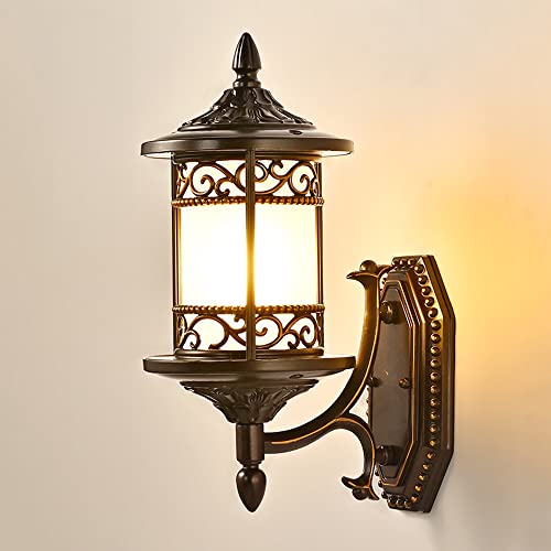 Lanterne murale rétro d'extérieur luminaire style européen étanche