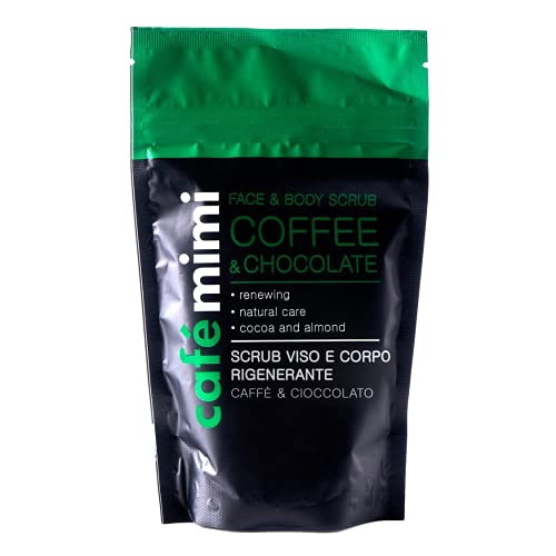 Exfoliante Facial y Corporal de Café Chocolate y almendras 150 gr