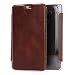 Produktbild Urcover Lederhülle kompatibel mit Huawei Mate 9 Italienisches Echt Leder Dunkel Braun Tasche [ Handmade ] Hülle | Transparenter Rückseite Bruchsicher | Leather Case | Rindsleder Schutz Cover