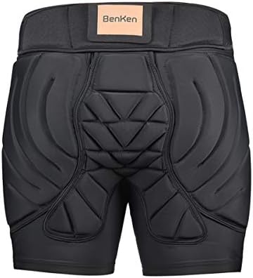 BenKen Butt Pads Snowboarding Impact Shorts Hip Protector for Men Women Protective Tailbone Padded Short Pants Skating Ski
