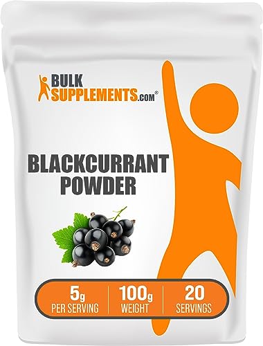 BULKSUPPLEMENTS.COM Blackcurrant Powder - Antioxidants Supplement - Dried Fruit Powder - Black Currant Berry Powder - Eye Supplements (100 Grams - 3.5 oz)
