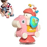 Jouets d'activité de chaise haute, jouets de chaise haute avec ventouses - Coupe d'aspiration de dessin animé de tasse d'aspiration de jouet Sticky | Spinner de table à mâcher