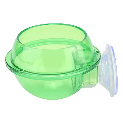 HEEPDD Reptile Feeder, Saugnapf Anti-Escape Reptile Futternapf Transparenter Wurm Lebendfutterbehälter für Eidechsen Chamäleon Gecko