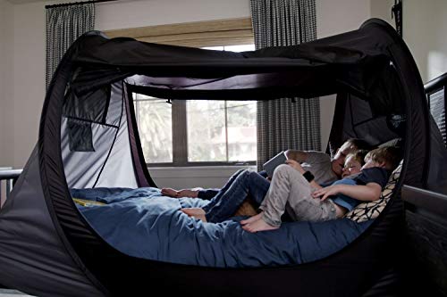 Winterial Indoor Privacy Bed Tent, Pop Up Fort, Bed Canopy, Full