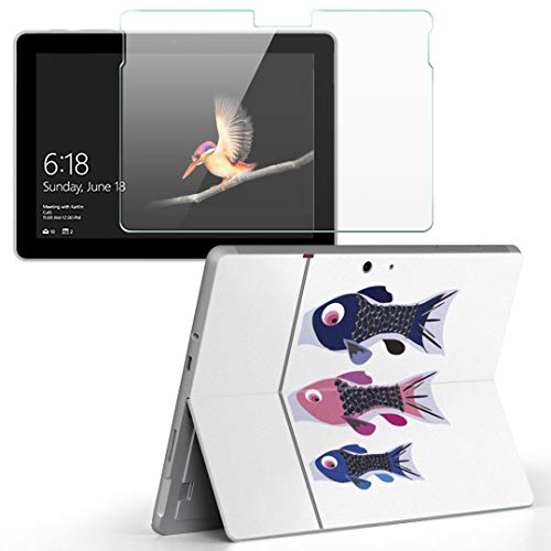 igsticker Surface Go/Surface Go 2 ��p�X�L���V�[�� �K���X�t�B���� �Z�b�g �t���ی� �t�B���� �X�e�b�J�[ �A�N�Z�T���[ �ی� 015389 ���ǂ��̓� ��̂ڂ� �� �F