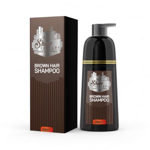 Brown Hair Shampoo – Champú Oscurecedor Natural para Cabello Castaño y Canoso con Extractos Herbales, Color Progresivo, Brillo y Fortalecimiento – 400ml