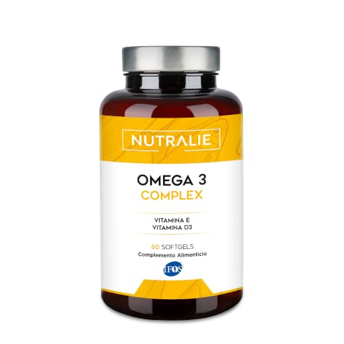 Omega 3 Cápsulas 2000mg - Epa Y Dha 1257mg - Vit D Y E - Aceite De Pescado - 60 Softgels Fish Oil Omega 3 Nutralie