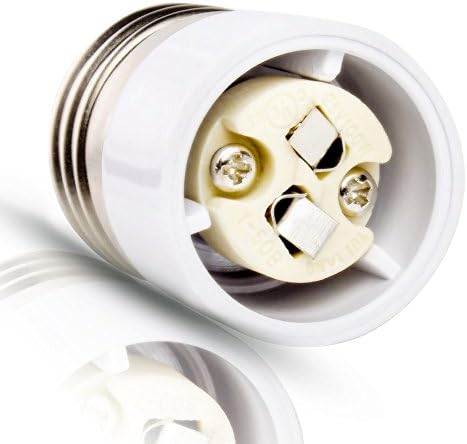E27 to MR16 Gu5.3 Adaptor,FINELED E26/E27 to MR16/MR11/G4/G6.35 Lamp Holder Converter Adapter (Pack of 3)