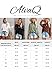 AlvaQ Women Fall Winter Crewneck Sweater Lace Crochet Sleeve Knit Pullover Jumper Tops Grey Medium