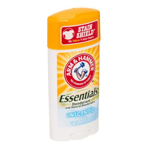 ARM & HAMMER Essentials Natural Deodorant Unscented 2.50 oz (Pack of 2)