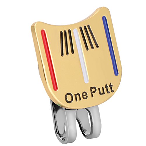 Homyl Marcador De Bola De Clipe De Boné De Golfe Durável Para Viseira De Boné De Golfe - Uma Tacada