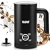 YASHE Montalatte Elettrico 4-in-1, 300ml Schiuma Latte Calda/Fredda, Cappuccinatore, Rivestimento Antiaderente, Ideale per Cappuccino, Macchiato, Caffè Latte e Cioccolata Calda, 500W