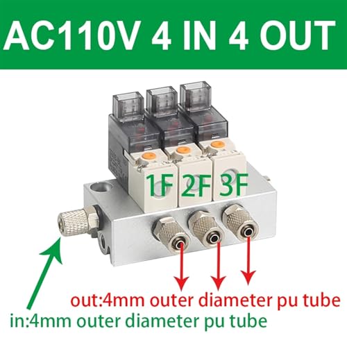 Électrovanne pneumatique miniature pour réguler pression et vide NC 2F
