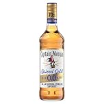 Captain Morgan Spiced Gold 0.0% | 0% vol | 70cl | Alcohol Free Spirit | Smooth & Delicious | Rum Alternative | for Non-Alcoholic Drinks & Cocktails