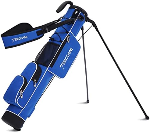 Golf Stand Bag, Lightweight Golf Easy Carry Bag with Padded Strap，Durable Pitch n Putt Golf Bag, Practice Ranger Sunday Golf Bag for Men&Women
