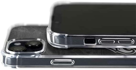 Skinit Phone Case Compatible with MagSafe iPhone 15 Plus - Officially Licensed NFL Philadelphia Eagles Black & White Design