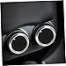 FUNOMOCYA Rotary Knob Conditioner Switch Knobs Aluminum Alloy Car Air Conditioning for 2