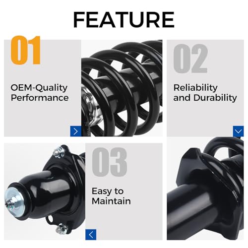 PAROD 172599L 172599R Rear Struts Shock absorber Fit for Toyota Corolla/Matrix 2009-2013,Pontiac Vibe 2009-2010 Left&Right by PAROD - Used condition - Image 5