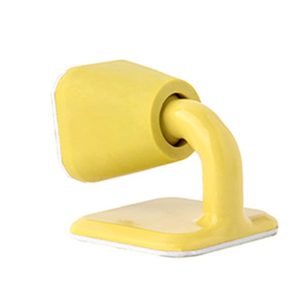 Butée de porte en silicone support de sol autocollant et cale de protection blanche