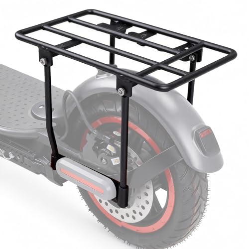 Lveofielygi Rear Shelf Compatible with Xiaomi M365 1S Pro Pro2 MI3 Lite Electric Scooter, Cargo Rack Accessories Thickened Steel Parts Designed for Heavy Loads