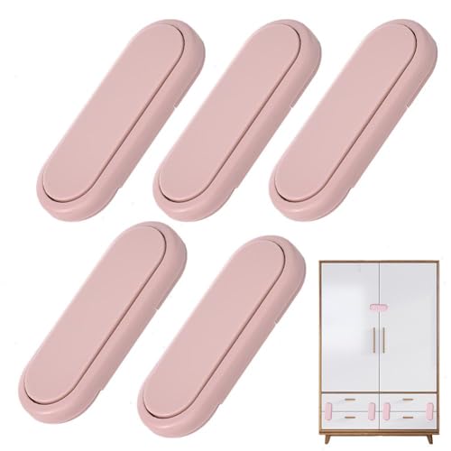 Huiiuh 5er-Pack Rosa Schrankschlösser EL5IP3MF7VZM4B93ZUA9EQ6