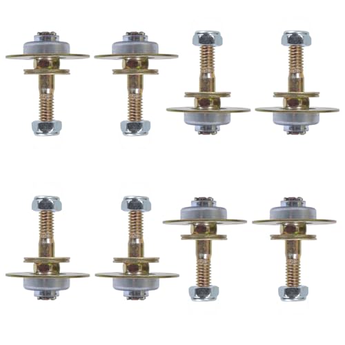 Rhixidenc 8pcs Furniture Rocking Chair Bearing Connecting Piece Rocking Chair Bearing Screws Bolts Kits Rocking Chair Furniture Hardware (45MM)