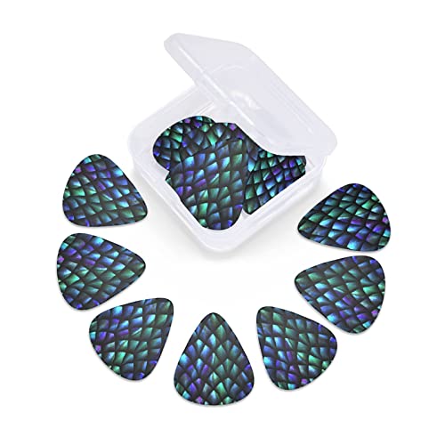Ensemble de 12 médiators de guitare à motif magique pour guitare acoustique, guitare électrique, contrebasse, ukulélé - Les Beatles, Paul McCartney, John Lennon, RIngo Starr, George Harrison Ensemble de 12 médiators de guitare à motif magique pour guitare acoustique, guitare électrique, contrebasse, ukulélé – Image 7