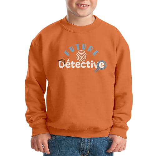 Sweatshirt enfant Future Détective vêtement imprimé cinéma rigolo