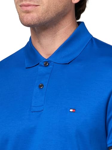 Image of Tommy Hilfiger Mens Short Sleeve Casual Polo Shirts in Regular Fit with Liquid Cotton