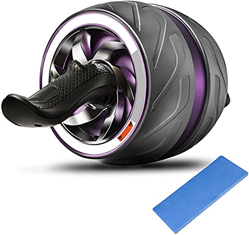 Jueachy Bauchroller, Bauchtrainer Ab Roller, Bauchmuskeltrainer Ab Wheel mit Rutschfester Kniematte, Fitnessgeräte für Zuhause Gym/Heimtraining Krafttraining Bauchmuskeltraining für Männer Frauen Cover