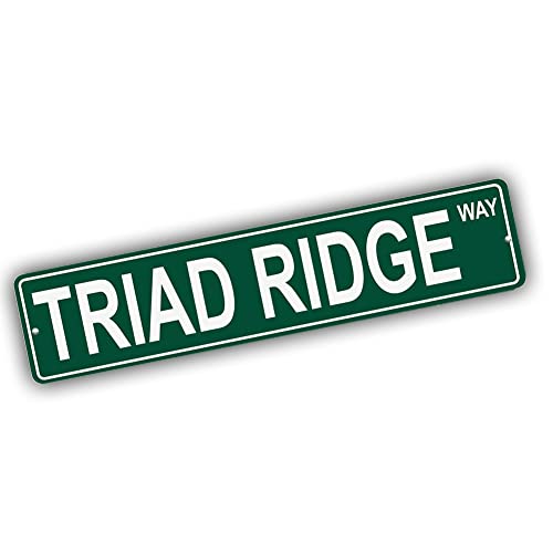 Brotherhood Aluminum Street Sign for Triad Ridge - Colorado Man Cave Decor