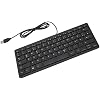 78 Key Computer Keyboard, Full Size Wired Keyboard Mute Ultra Thin Wired Computer Keyboard with USB Interface Mini Ergonomic Keyboards Small Language Keyboard for Desktop Computer(German)