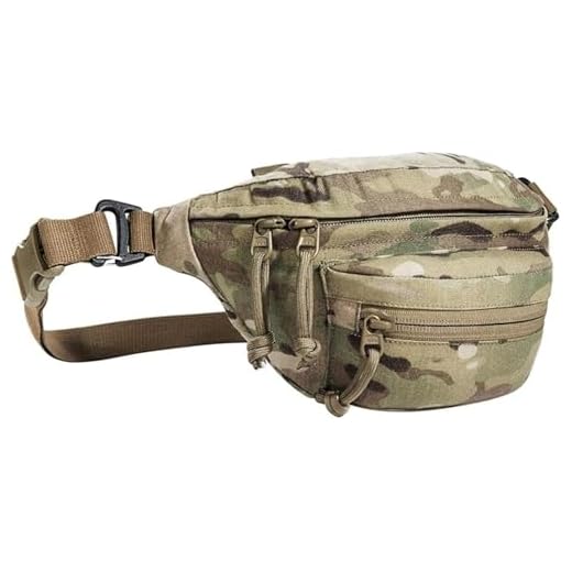Tasmanian Tiger TT Modular Hip Bag Sac Banane Tactique Molle Compatible avec EDC avec 3 Compartiments (Multicam)