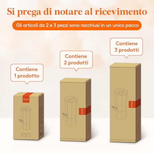 Lifewit 4L Dispenser Bevande con Rubinetto, Set di 2 (in 1 Confezione) Dispenser Acqua in Plastica, Contenitore Distributore Bevande Ghiacciati con Supporto per Cocktail, Succhi, Limonata e Tè - immagine 5