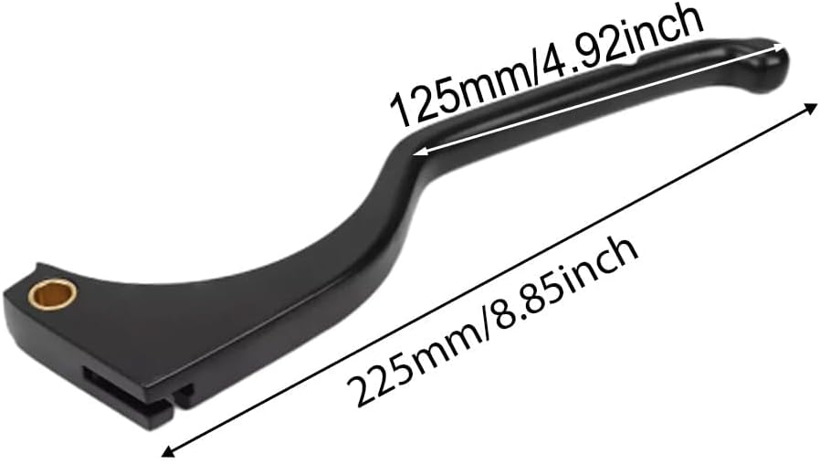 Riloer Motorcycle Black Left Brake Clutch Levers, Motorcycle Levers, Compatible with BMW G310GS 2017-2020, Compatible with BMW G310R 2016-2020, 1 pc (Left)