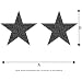 The Stencil Studio Star Border Stencil - Reusable Wall Stencil - Size ...