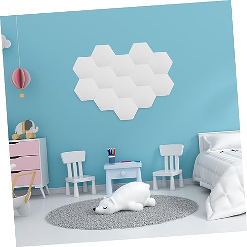 Totority 12pcs Alfombrillas Acústicas Adhesivas para Pared Aislante Acústico para Techo Puerta Estudio en Casa Reducción de Ruido Panel de Pared miniatura 7