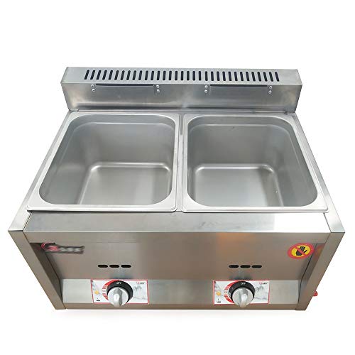 Xlsdlvcnxz 2 Pan Steam Table Food Warmer,Food Warmer,Electric Food Warmer,Soup Warmers Commercial with Temperature Control & Lid for Home, Party, Catering